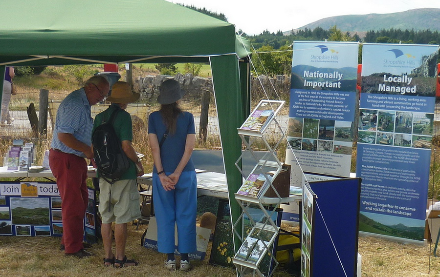 Friends of the Shropshire Hills AONB stand