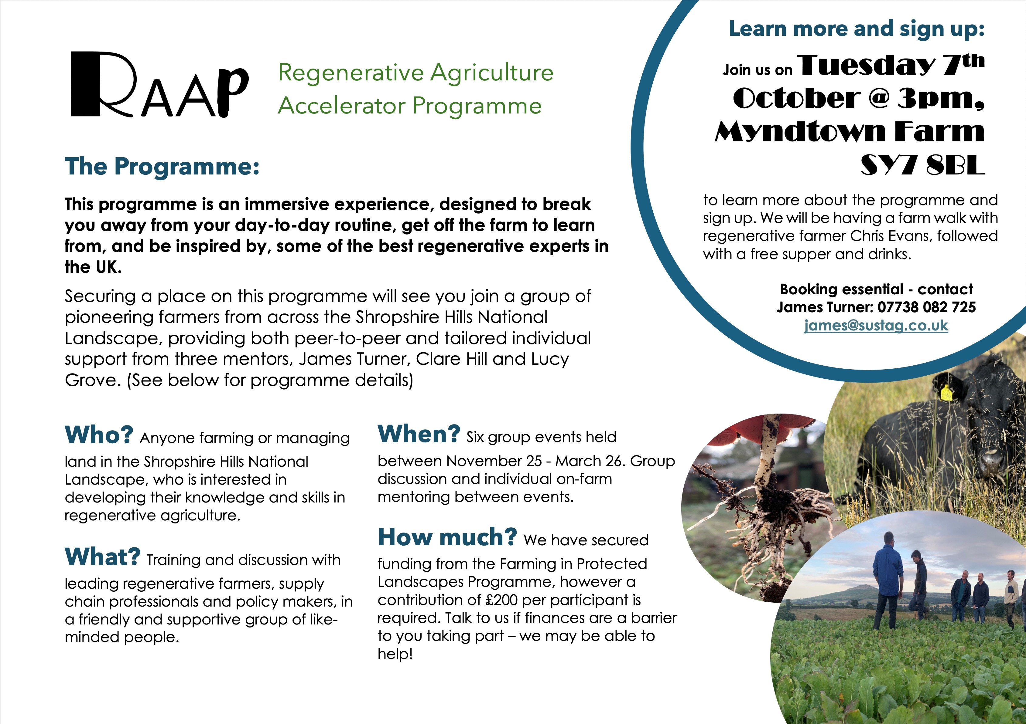 poster about new farm programme