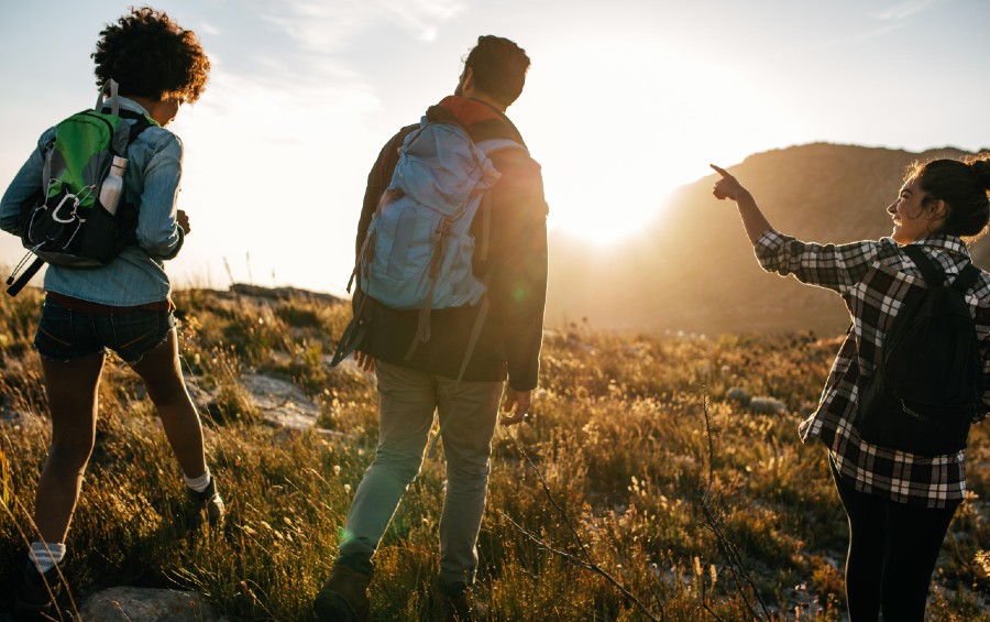 Young people in the countryside