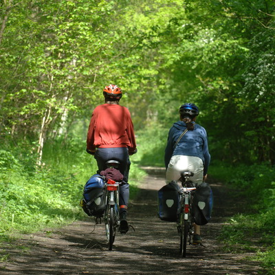 exploring by bike